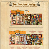 DIY wooden fairy-tale Wonderhous: mini bookends, assembleable houses, gifts, home decor - V.I.P Digital Presence