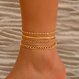 Love Beaded Punk Chain Foot Chain Set Hip Hop Personalized Snake Bone Chain Foot - V.I.P Digital Presence