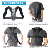 Adjustable Back Posture Corrector Clavicle Spine Back Shoulder Lumbar Brace Support Belt Posture Correction Prevents Slouching - V.I.P Digital Presence