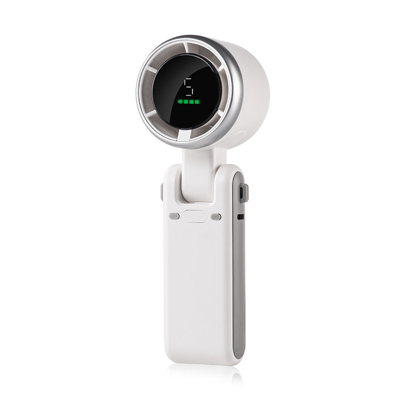 2025 New Portable Electric Fan: Foldable, High - Power, USB - Rechargeable, Wearable Neck Fan - V.I.P Digital Presence