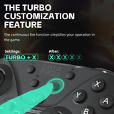 Suitable for Nintendo Switch/oled/lite/PC wireless Bluetooth controller with Turbo vibration NFC function - V.I.P Digital Presence
