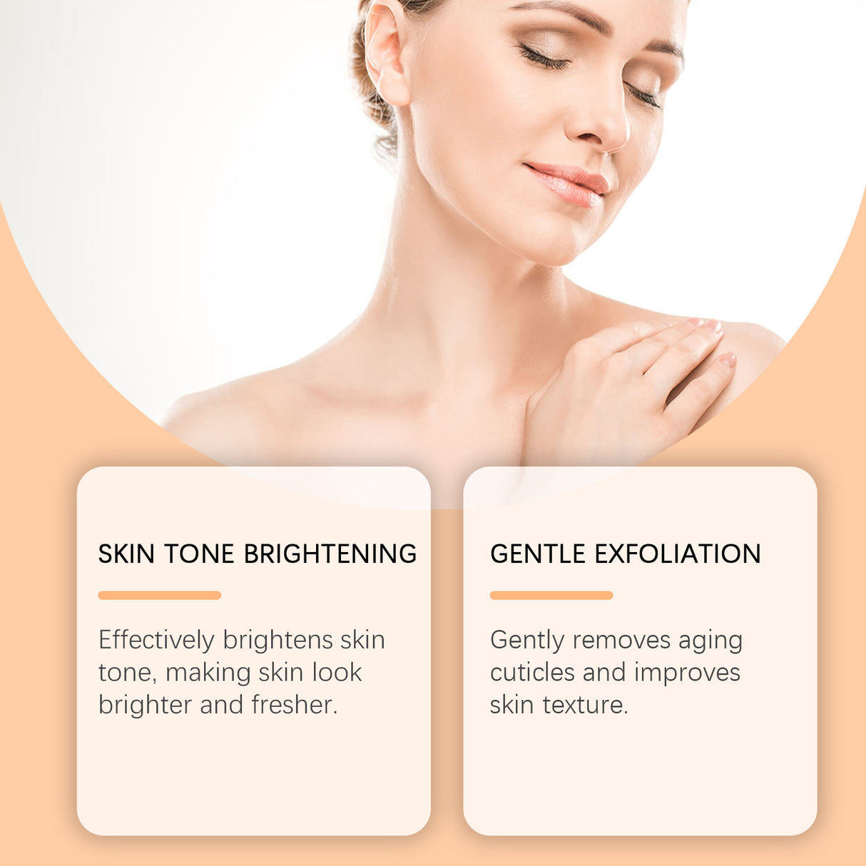 Exfoliante facial que limpia suavemente la piel del rostro, exfolia, hidrata, humecta e ilumina.