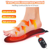 3-speed electric heating insole, USB charging heating insole, winter skiing warm insole, foot warmers for men and women - V.I.P Digital Presence