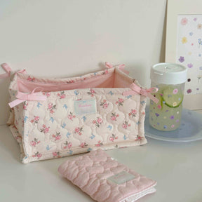 Quilted Ins Storage Basket Desktop Goods Storage Cute Ornaments - V.I.P Digital Presence