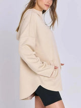 Quarter Zip Long Sleeve Hoodie - V.I.P Digital Presence