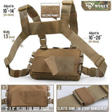 Tactical/outdoor gear: 1000D Airsoft bag, Molle vest, chest bag, camping pack, EDC hunting/hiking kit. - V.I.P Digital Presence