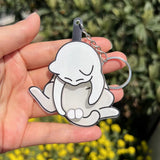 Creative Pulling and Playing Egg Cat Keychain Pendant Cute and Bizarre Spinable Bag Pendant - V.I.P Digital Presence