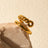 Stainless Steel Knot Bypass Ring - V.I.P Digital Presence