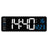 13/16 Inches Large LED Digital Wall Clock ,Wall Mounted Remote Control Temperature Date Week Display Timer Dual Alarm Clock - V.I.P Digital Presence