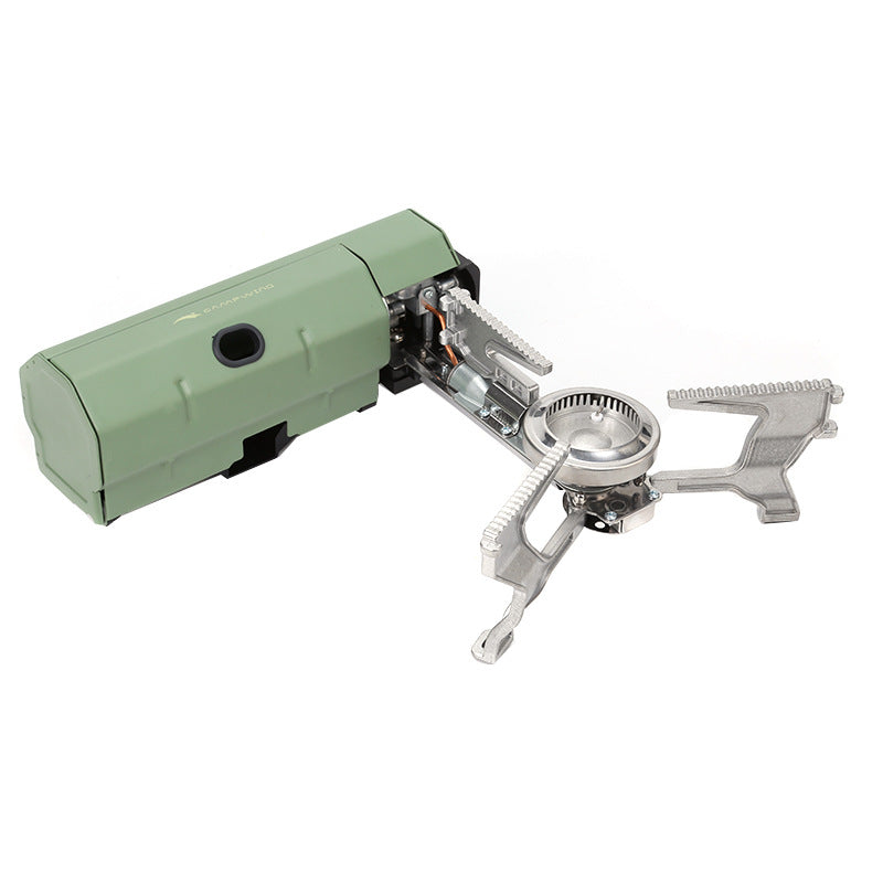 Outdoor Card Type Stove Folding Portable Gas Stove Camping Cooker Household Gas Tank Card Magnetic Stove Windproof Cass Stove - V.I.P Digital Presence