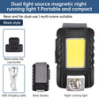 Outdoor Sports Night Running Safety Warning Light Field Floodlight Magnetic Suction Illumination Street Lamp Clip Cap Running Light - V.I.P Digital Presence