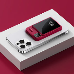 Magnetic suction power bank fast charging, compact and portable mobile power supply - V.I.P Digital Presence
