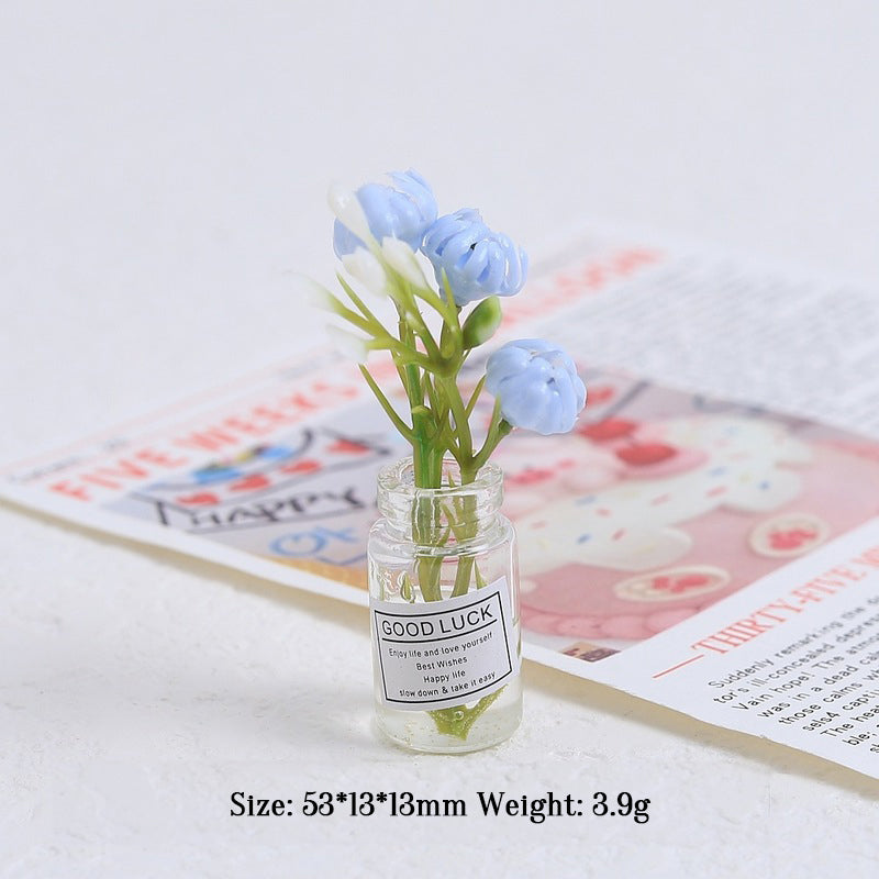 Multicolor three-dimensional luminous vase, creative handmade DIY cream glue accessories, resin small parts - V.I.P Digital Presence