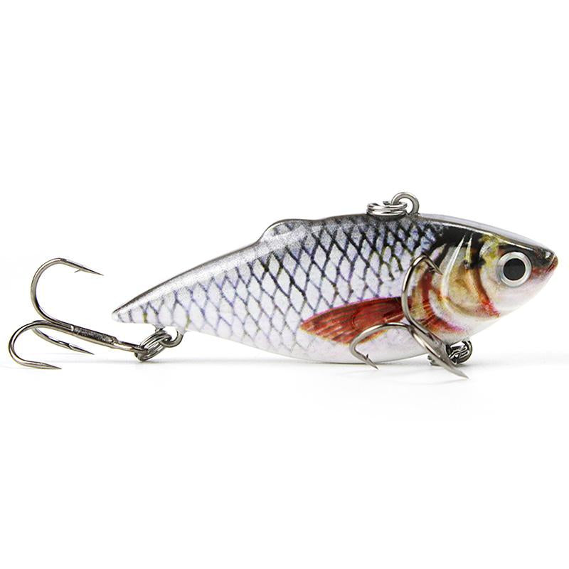 Señuelo de pesca realista Mmlong Vib Crankbait de 2,5/8,6 g, de hundimiento lento, para peces duros. 