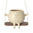 Swing Face Planter Resin Plant Succulent Pots Creative Wall Hanging Head Planter Multifunctional Home Garden Patio Accessories - V.I.P Digital Presence