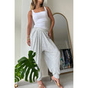 Loose sequin trousers INS elastic waist casual bloomers - V.I.P Digital Presence