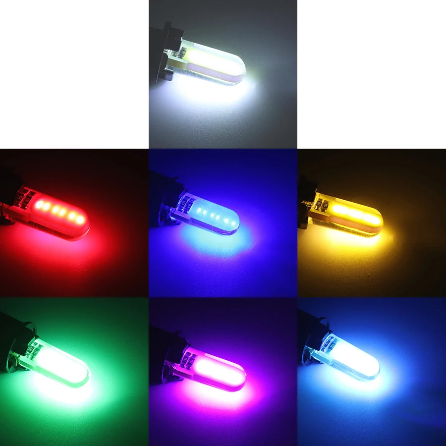 2PCS T10 W5W LED car interior light COB marker lamp 12V 168 194 501 Side Wedge parking bulb canbus auto for lada car styling - V.I.P Digital Presence