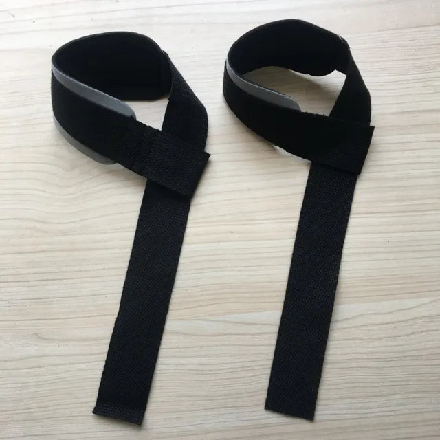 2pcs gym lifting straps weightlifting wrist weight belt bodybuilding gloves for women men fitness crossfit barbells power sport - V.I.P Digital Presence