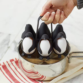 Creative and Cute Little Penguin Home Egg Cooking Device Egg Refrigerator Storage Combination Egg Holder God - V.I.P Digital Presence