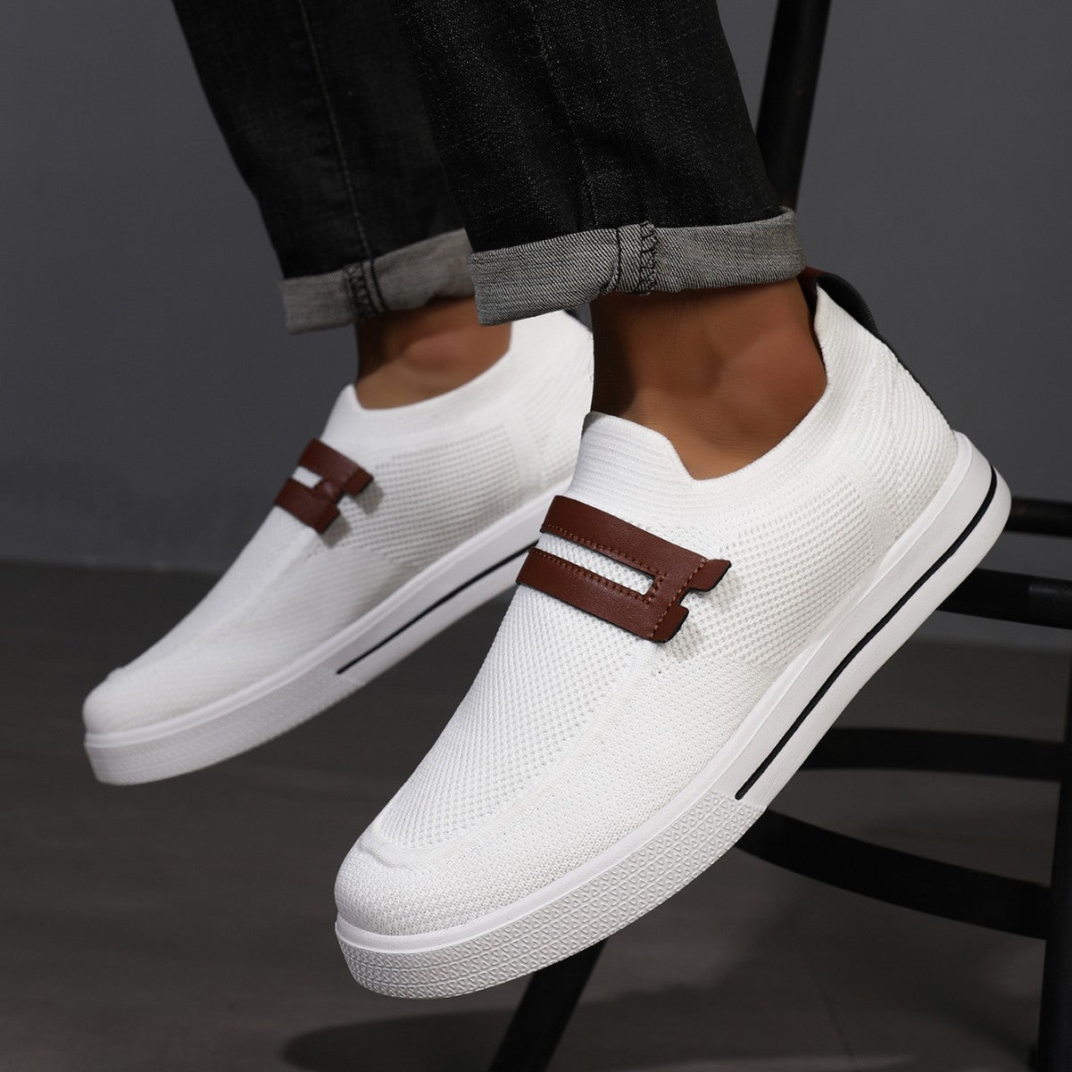 Soft elastic mesh shoes sports shoes lightweight business men's shoes - V.I.P Digital Presence