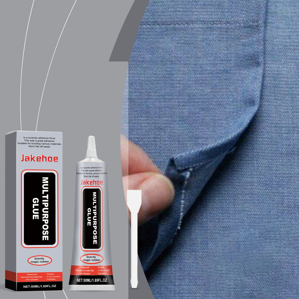 Multi-Purpose Glue, Liquid Adhesive Waterproof Leather Fabric Patch Cracks Multi-Purpose Glue - V.I.P Digital Presence