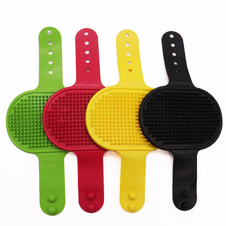 Soft Rubber Dog Cat Brush Pet Bath Silicone Comb Massage Comb Hair Remover Pet Supplies Dog Grooming Wash Cleaning Equipment - V.I.P Digital Presence