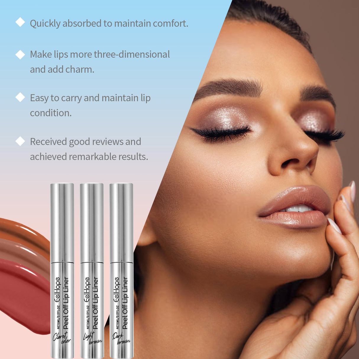 Lip-Line Peeling Liquid Is Waterproof, Sweat-Proof, Lightweight And Long-Lasting - V.I.P Digital Presence