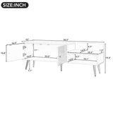 Modern Shoe Storage Bench with Hidden Storage and Upholstered Cushions for Bedside, Living Room and Entryway (Navy) - V.I.P Digital Presence