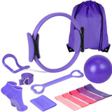 13 - Piece Pilates Kit for Home Workouts: Pilates Ring, Ball, Resistance Bands & More - Ideal for Home Pilates - V.I.P Digital Presence