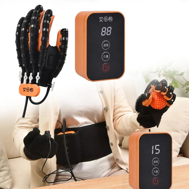 Protable Rehabilitation Robot Gloves Stroke Hemiplegia Cerebral Infarction Training Device Finger Exerciser Hand Function Recove - V.I.P Digital Presence