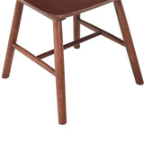 4 dining chairs, walnut wood, rubberwood material, dining chairs, solid wood chairs, solid wood dining table chairs - V.I.P Digital Presence