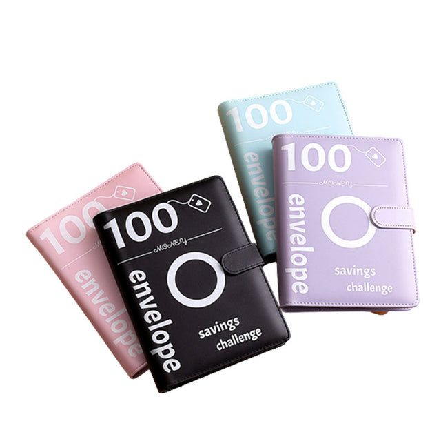 100 Envelope Challenge Binder Couple Save Money Challenge Envelope Sheet Pocket Book - V.I.P Digital Presence