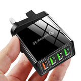 4USB mobile phone charger, multi port USB charging head charger - V.I.P Digital Presence