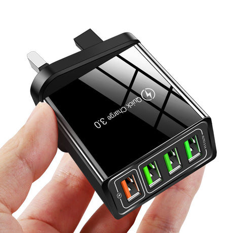 4USB mobile phone charger, multi port USB charging head charger - V.I.P Digital Presence