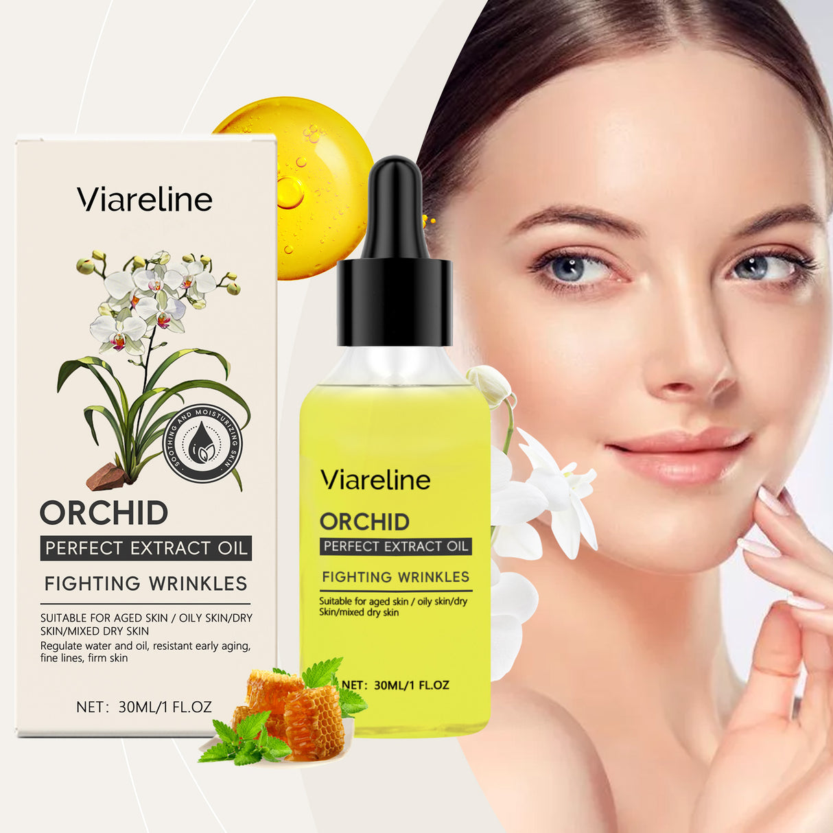 Orchid Hydrating Essence Oil Hydrating Hydrating Essence Oil For Fine Lines