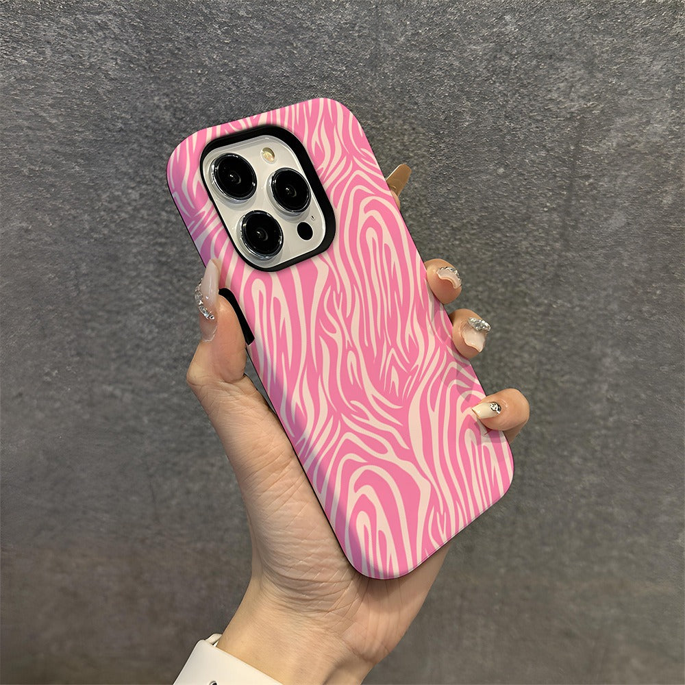 Tiger pattern Apple 16 phone protective case 2-in-1 film case phone case Apple 15pm hard case 13 - V.I.P Digital Presence
