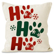 Christmas striped pillow cover linen black cat print pillowcase home holiday decoration cushion cover - V.I.P Digital Presence