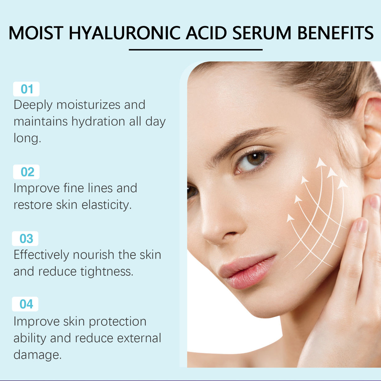 B5 Hyaluronic Acid Essence Lighten Fine Lines Facial Skin Firming, Moisturizing, Moisturizing And Anti-Wrinkle Essence - V.I.P Digital Presence
