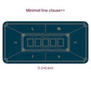 Dezhou playing card pad tablecloth table cushion square round chip rubber cushion playing card table top cushion