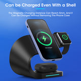 4 in 1 Magnetic Wireless Charger for iPhone12 Apple Watch Headphones Wireless Charging - V.I.P Digital Presence