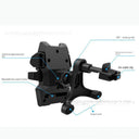 Long Rod Automatic Lock Car Phone Holder Telescopic Suction Cup Mount for Car Air Vent Lazy Live Streaming - V.I.P Digital Presence