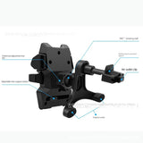 Long Rod Automatic Lock Car Phone Holder Telescopic Suction Cup Mount for Car Air Vent Lazy Live Streaming - V.I.P Digital Presence