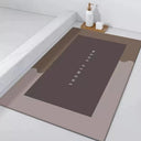 Soft cushion floor mat absorbent foot mat bathroom non-slip quick-drying toilet door carpet bathroom door mat - V.I.P Digital Presence