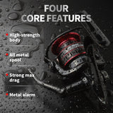 New Fishing Reels 1000-7000 Metal Spool 8kg Drag Power 5.2:1 Gear Ratio Spinning Reel Carp Fishing Reels For Saltwater Sea - V.I.P Digital Presence