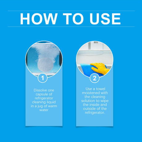 Refrigerator Cleaning Effervescent Tablet Kitchen Refrigerator Cleaning Anti-Oil Anti-Odor Multi-Purpose Cleaning Tablet - V.I.P Digital Presence