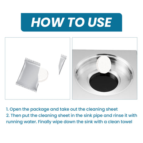 Sink Cleaning Tablets, Kitchen Sink Cleaning Stains And Oil Cleaning Pipes Cleaning Effervescent Tablets - V.I.P Digital Presence