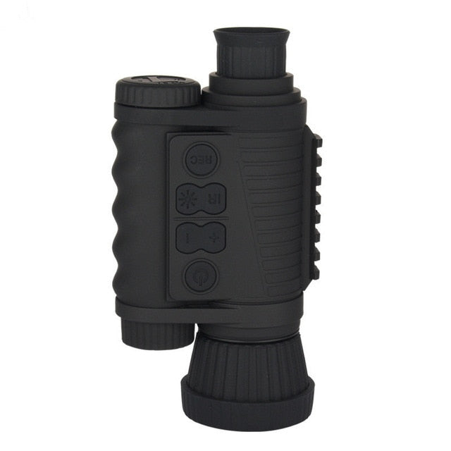 Dispositivo de visión nocturna digital infrarroja portátil HD 6X50 de 350 MRange, monocular táctico IR nocturno para observación de caza al aire libre