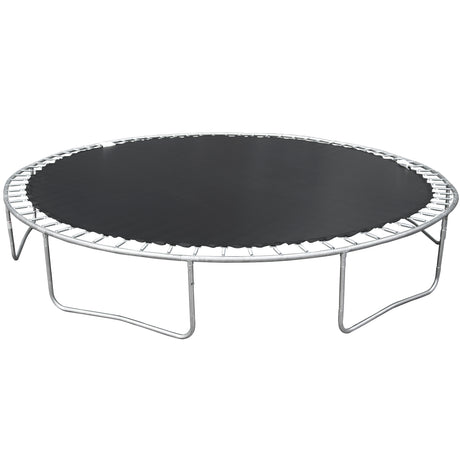 14FT Trampoline for Adults & Kids with Basketball Hoop, Outdoor Trampolines w/Ladder and Safety Enclosure Net for Kids and Adult - V.I.P Digital Presence