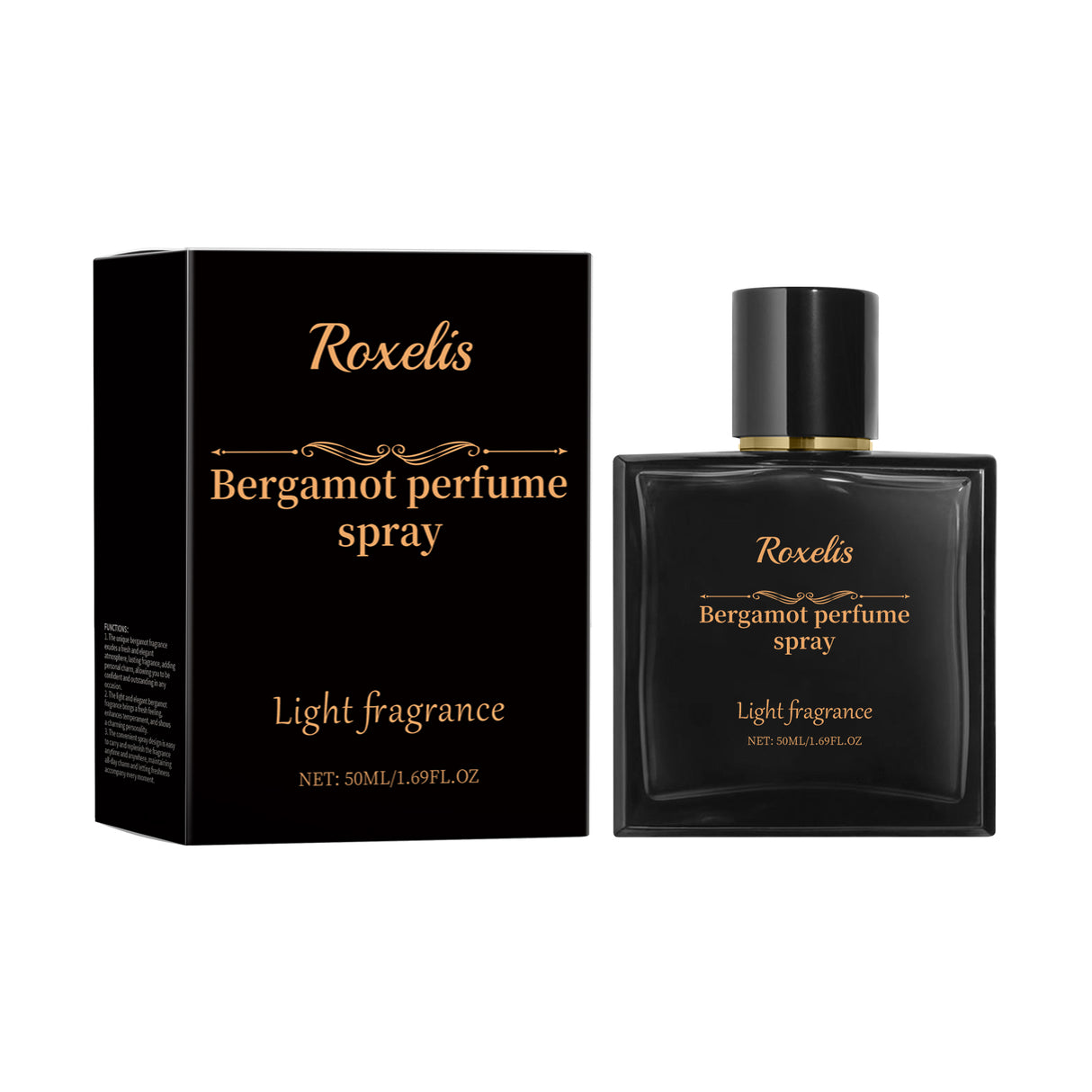 Bergamot Light Perfume Spray, Niche Fragrance Fresh And Natural Fruit Fragrance Long-Lasting Portable Spray Perfume - V.I.P Digital Presence