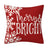 Christmas Snowman Pillow Cover, Big Red Snowman Printed Cushion Cover, Decorative Sofa Cover, Home Furnishings - V.I.P Digital Presence